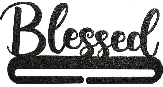 Wrought Iron Blessed Wall Hanger