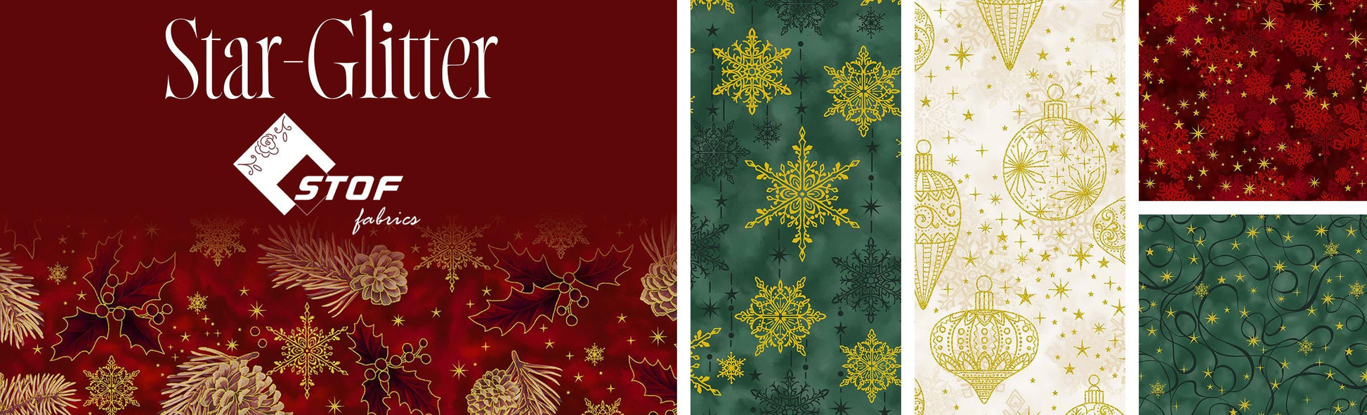 Star Glitter - Stof Fabrics - #4591-003