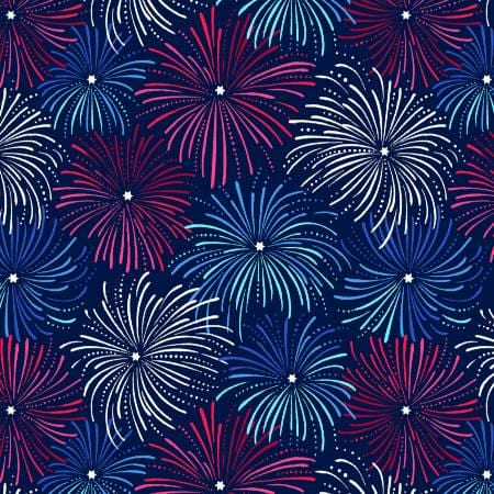 Liberty for All - Fireworks Blue - #649-78