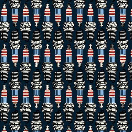 LAST CHANCE - American Muscle - Patriotic Spark Plugs - #5335-78 - (FQ or 17 inches)