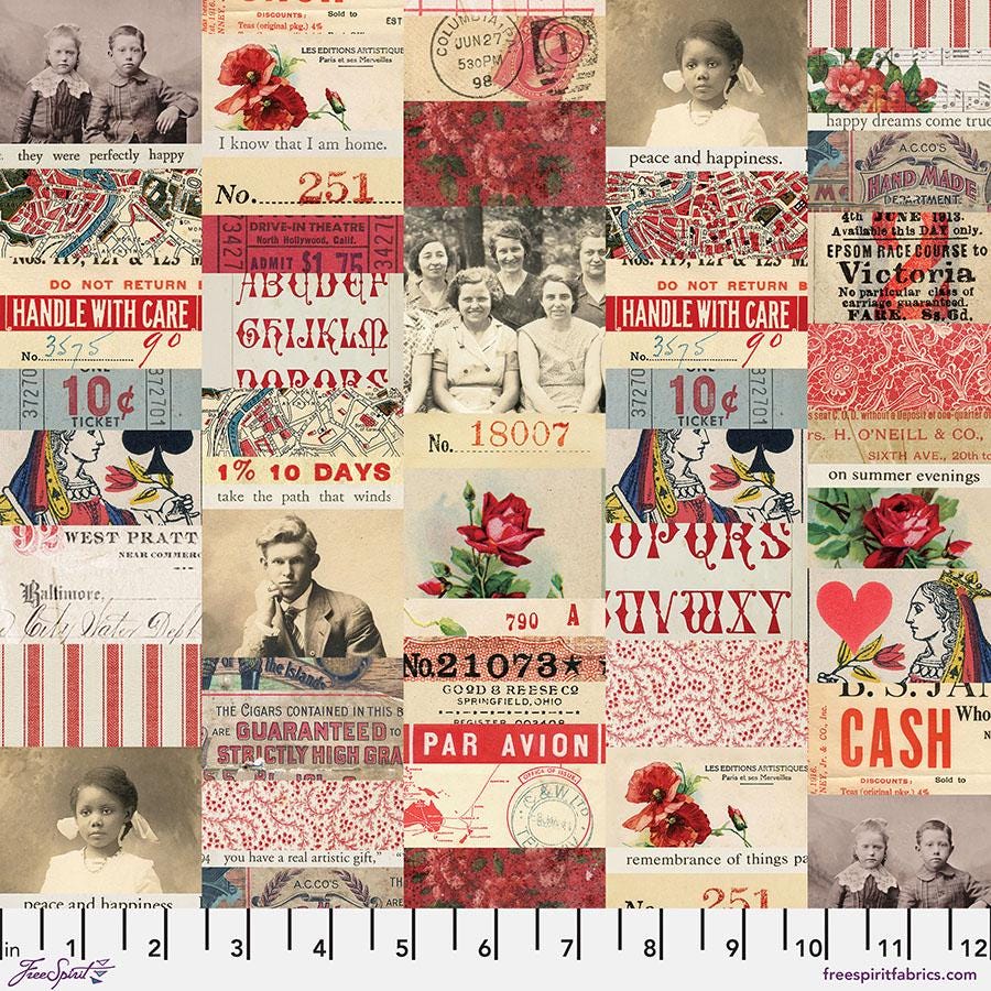 Tim Holtz Red Palette Collection - Collage #220