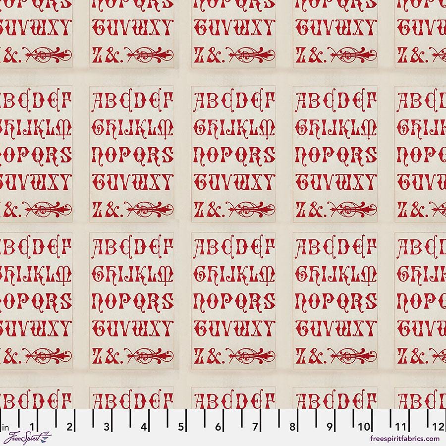 Tim Holtz Red Palette Collection - Typography #224