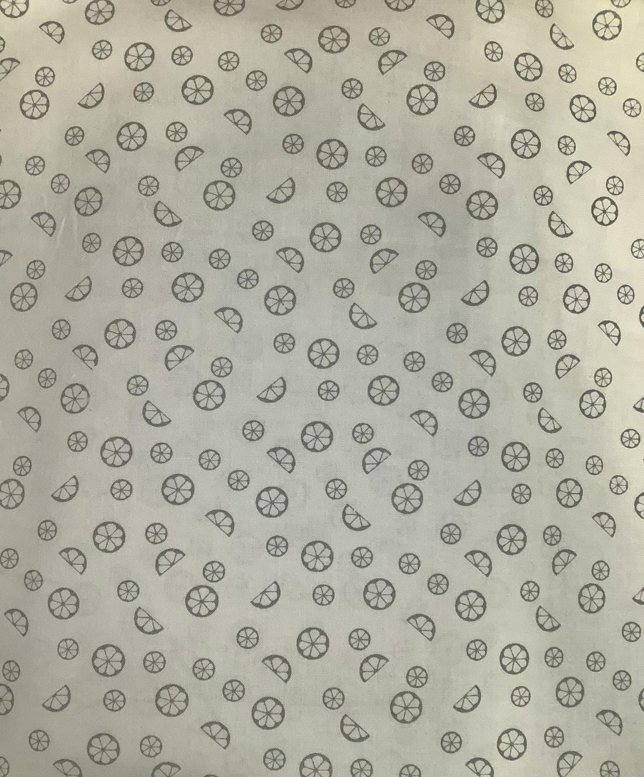 CLEARANCE - Cream & Sugar X- Lemon Slices on Gray Retail: 10.99