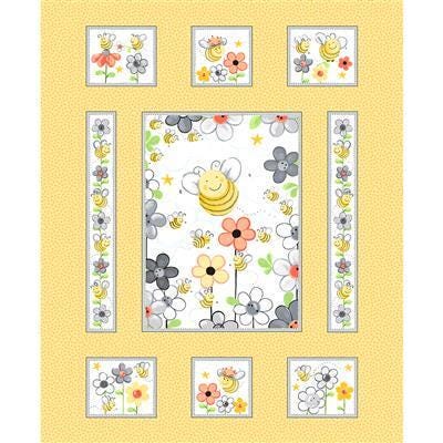 SusyBee "Sweet Bees" - 36" Panel - #3603-10