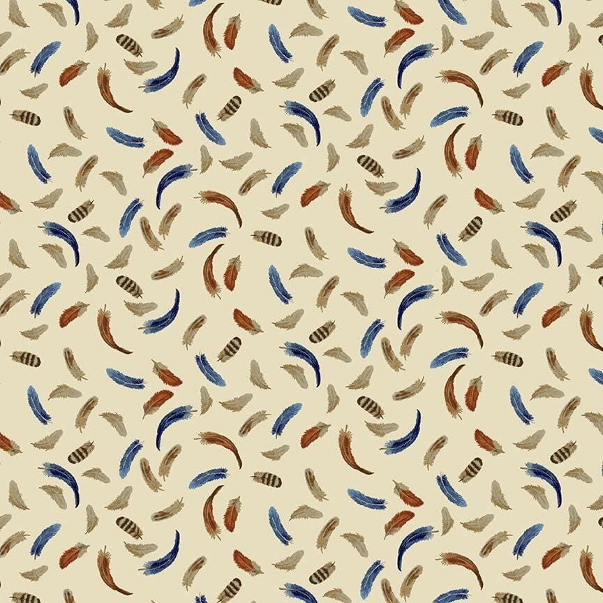 The Chicken Club - Tossed Feathers Cream/Multi