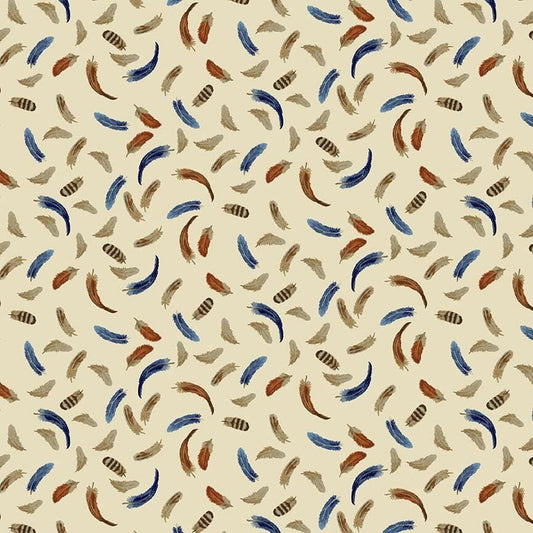 The Chicken Club - Tossed Feathers Cream/Multi