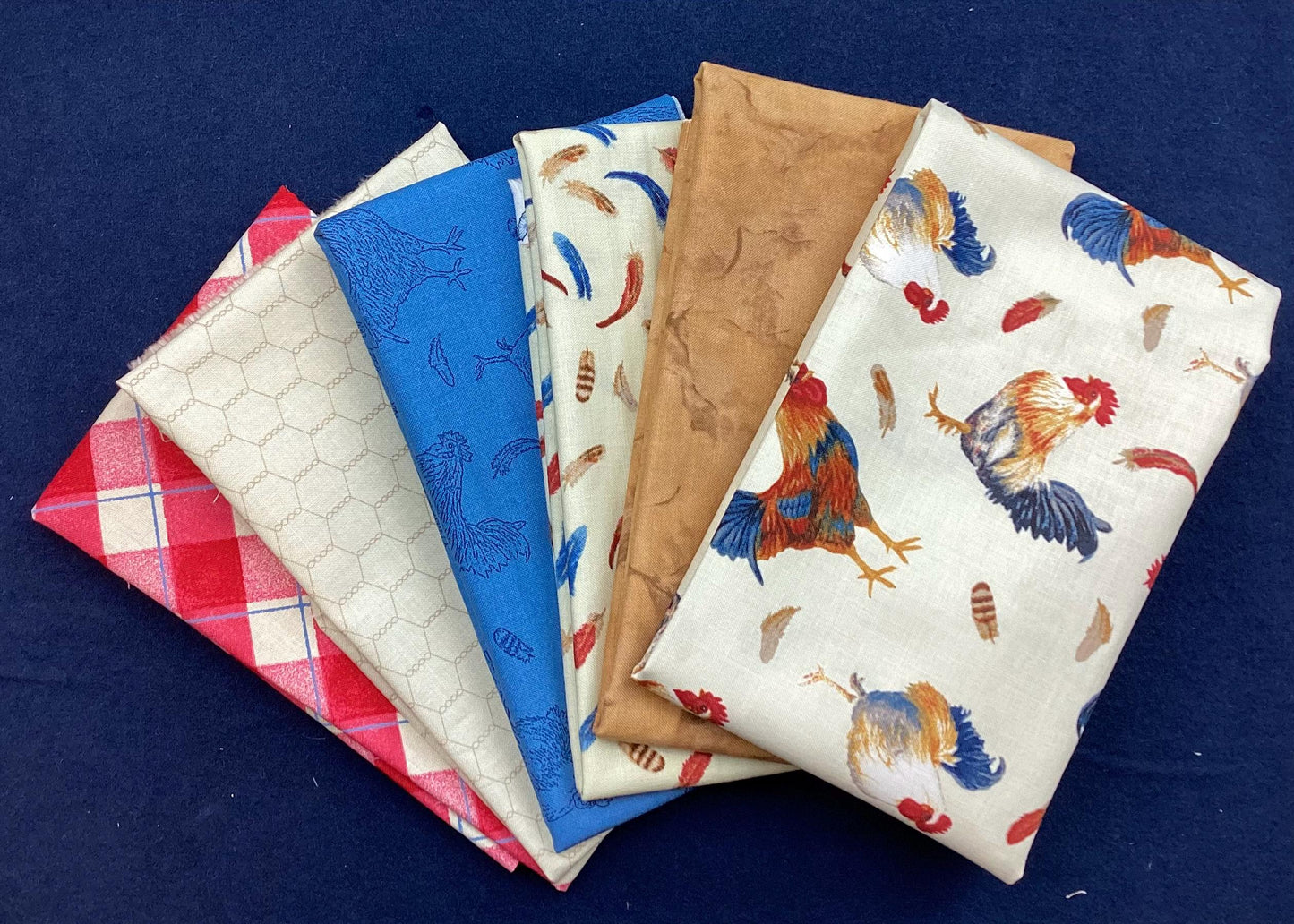 Mystery Five-0 6 Fat Qtr Bundles -Join the FREE Mystery Five-0 Facebook Mystery quilt