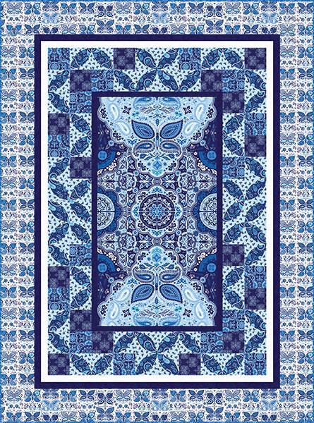 CLEARANCE - Blue Dreams - 24" Mosaic Panel