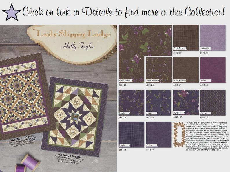 Lady Slipper Lodge - 27" Panel - #6532-58