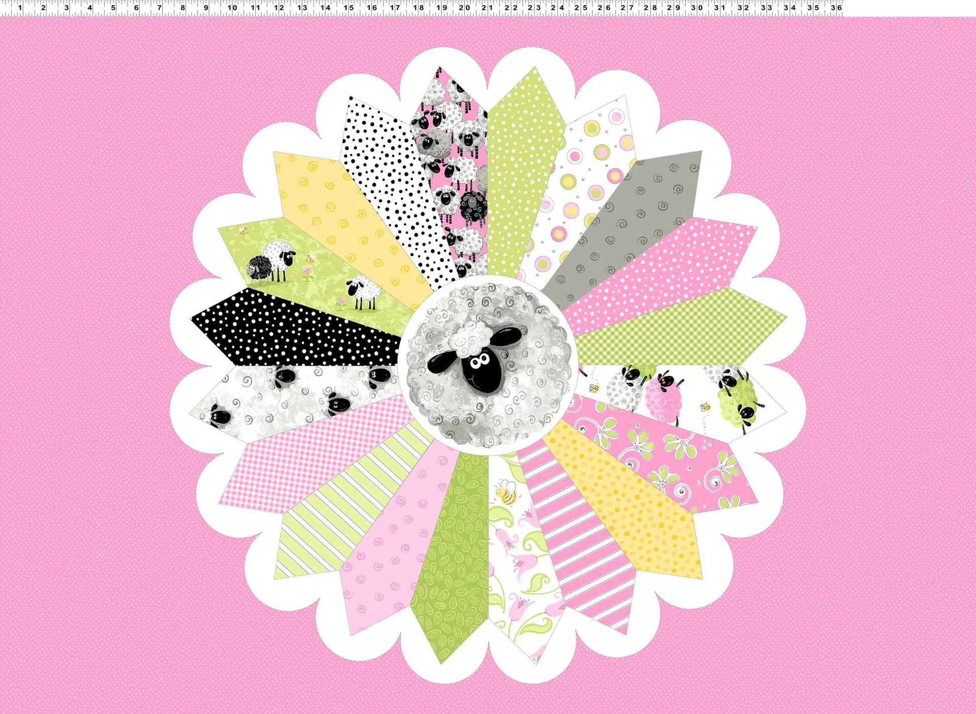 Lal the Lamb - 30" Dredsen Point Panel - #2935-20