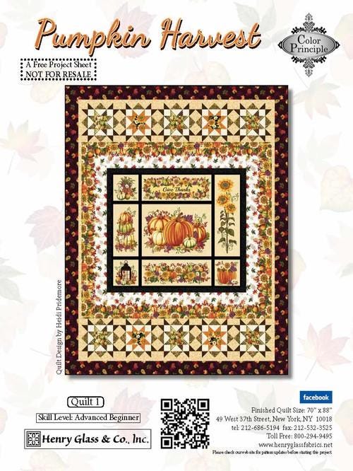 Pumpkin Harvest - 36" Panel - #2665P-33