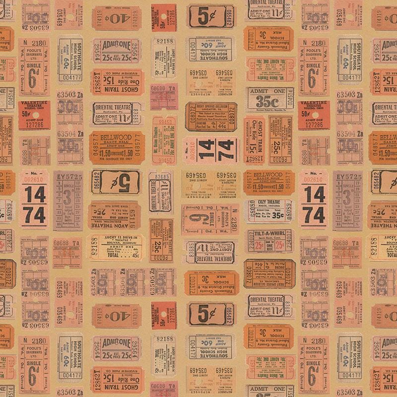 Tim Holtz Orange Palette Collection - Tickets #232