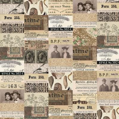Tim Holtz Neutral Palette Collection - Collage #250
