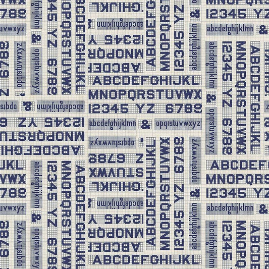 Tim Holtz Indigo Palette Collection - Typography #295