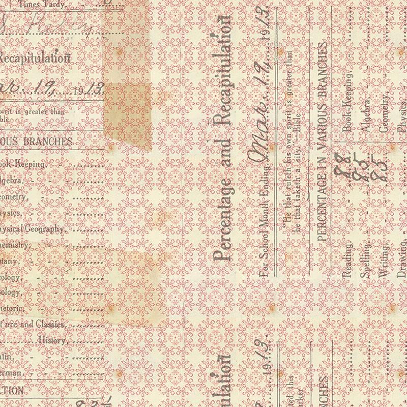 Memoranda by Tim Holtz - Percentages - #TH108