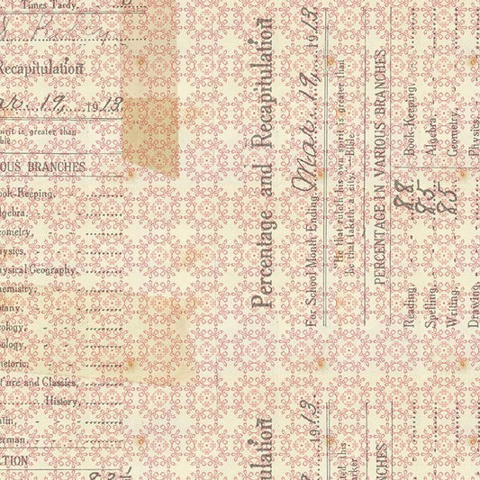 Memoranda by Tim Holtz - Percentages - #TH108