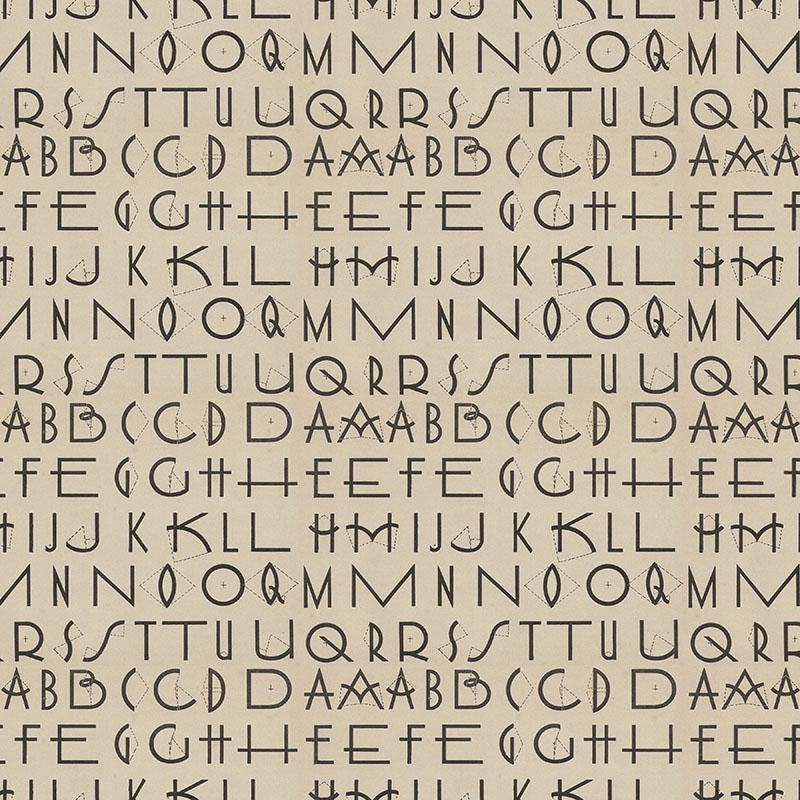 Tim Holtz Charcoal Palette Collection - Typography #314