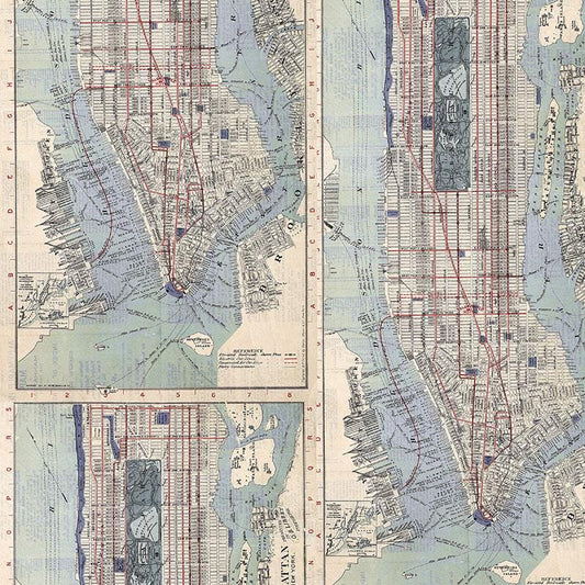 Tim Holtz Indigo Palette Collection - Map #293