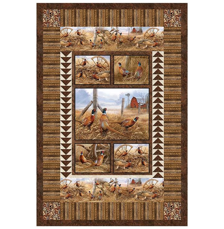 Pheasant Grove - Border Stripe - #28301-37