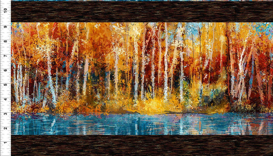 LAST CHANCE - A Year of Art - Autumn - 10.5" Repeat Border - #31YOA1 - (25 inches)