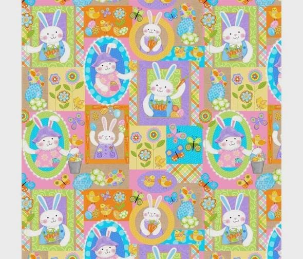 Carrot Patch - All Over Bunny - #4460-44