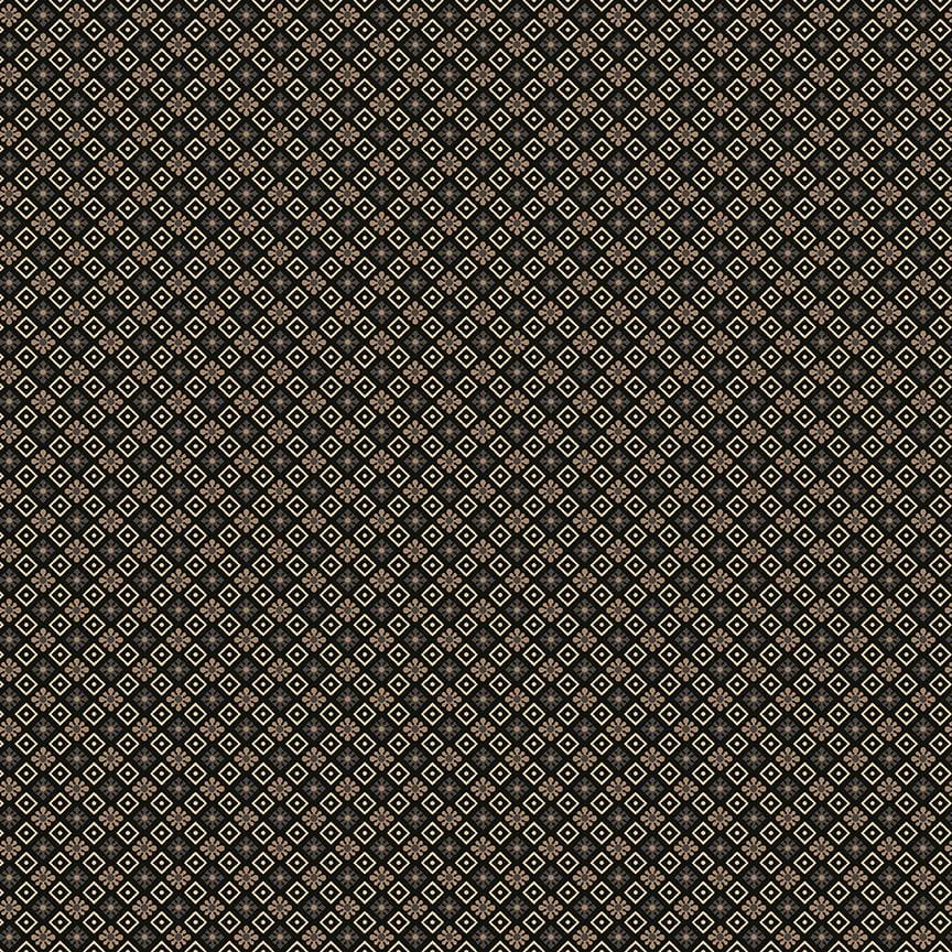 Autumn Spice - Black/Taupe Foulard Diamonds - #3077-95