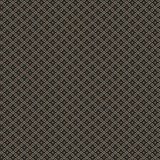 Autumn Spice - Black/Taupe Foulard Diamonds - #3077-95