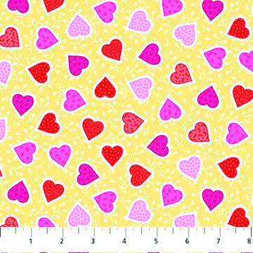 Patrick Lose "Love is in the Air" - Hearts on Yellow - #10255-50