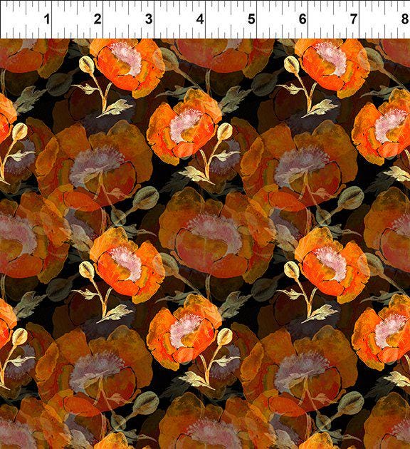 Reflections of Autumn II - Shadow Poppies -23RA-1