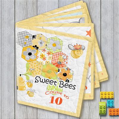 Sweet Bees - 36" Book Panel - #4223-10