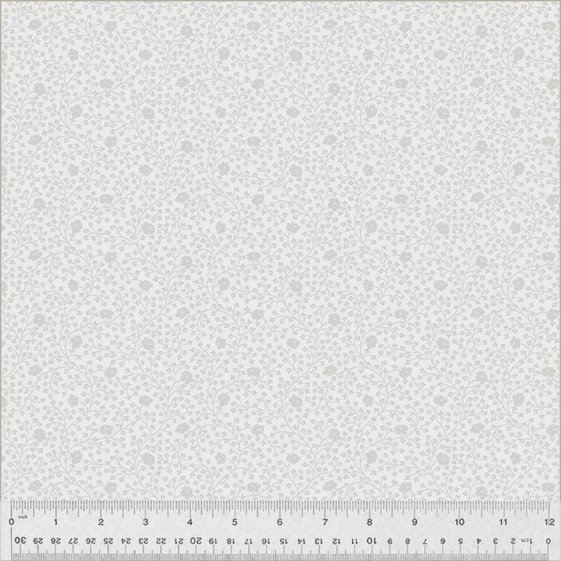 Icing - Flourish - White on White - #54143-1