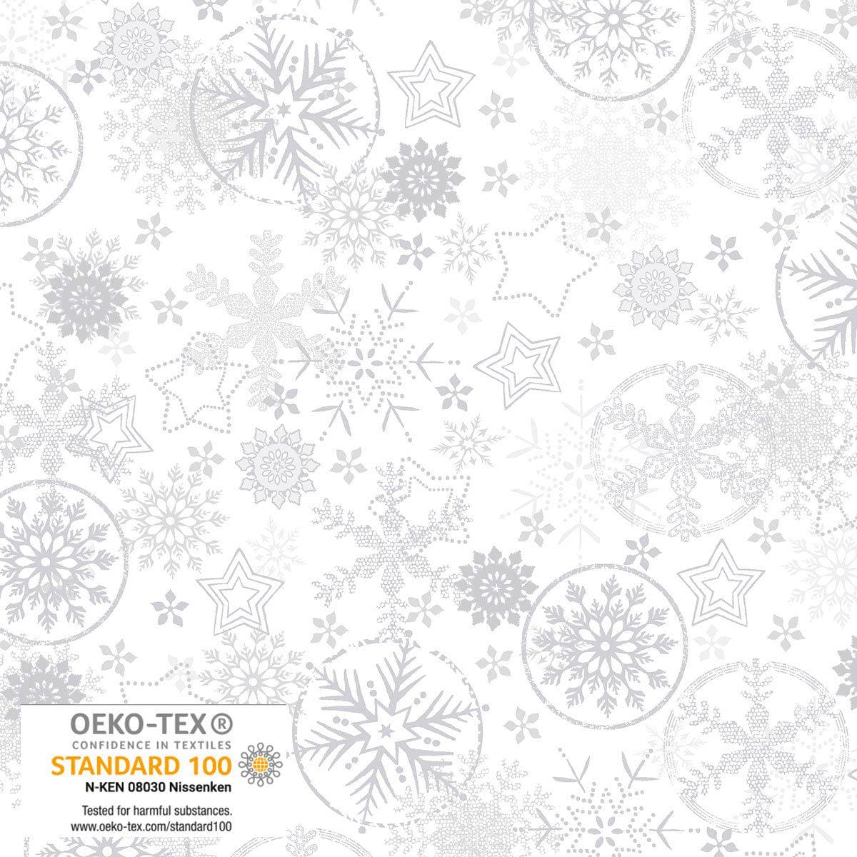 Frosty Snowflake - Stof Fabrics - #4590-100