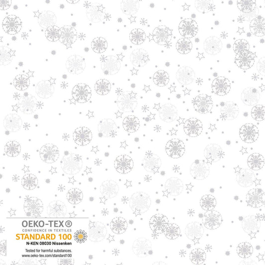 Frosty Snowflake - Stof Fabrics - #4590-107