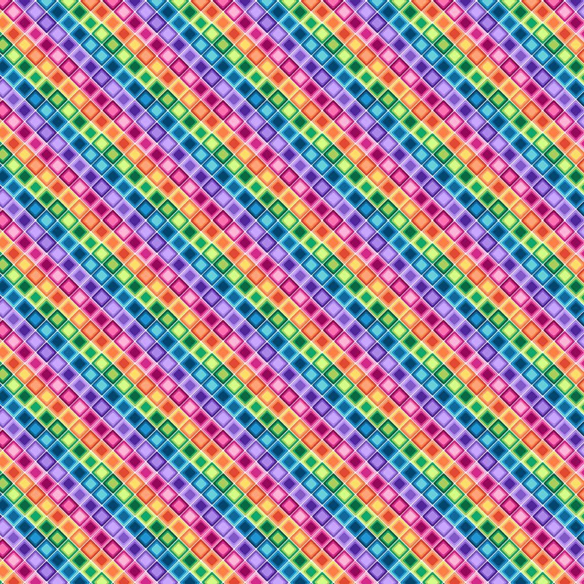Pocketful of Sunshine - Purple Mini Squares - #2417-55