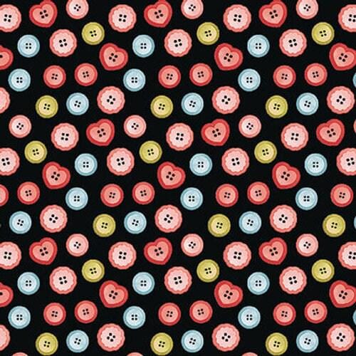 Love You Sew - Tossed Buttons Multi - #6617-98