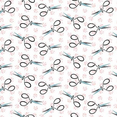 Love You Sew - Tossed Scissors - #6622-72