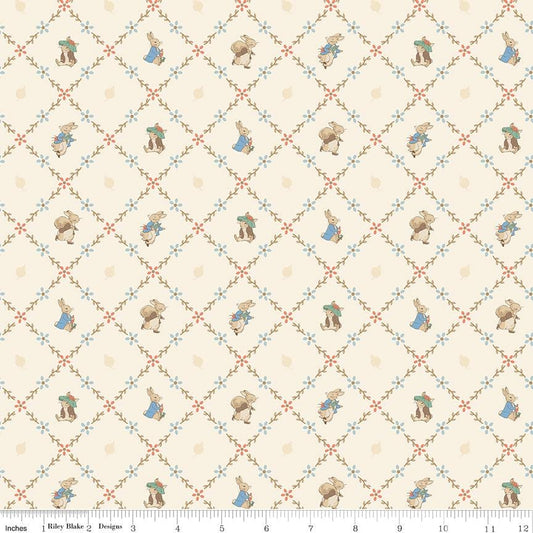 Peter Rabbit and Benjamin Bunny - Lattice Cream #17254