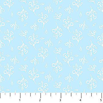 Bunnies for Baby - Clover - Blue #10216-40