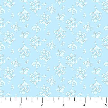 Bunnies for Baby - Clover - Blue #10216-40