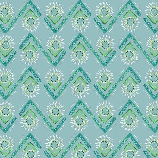 A Heart Led Life - Flower Spray Teal - 14484