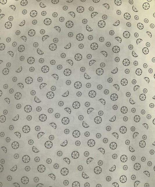 CLEARANCE - Cream & Sugar X- Lemon Slices on Gray Retail: 10.99