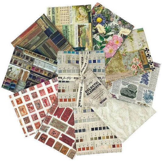 Tim Holtz Multi Palette Collection - Fat Qtr Bundle of 10