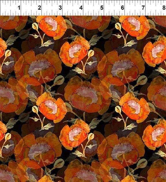 Reflections of Autumn II - Shadow Poppies -23RA-1