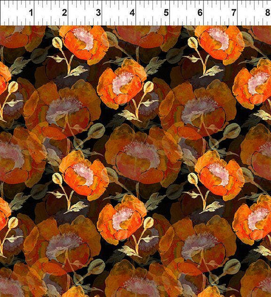 Reflections of Autumn II - Shadow Poppies -23RA-1