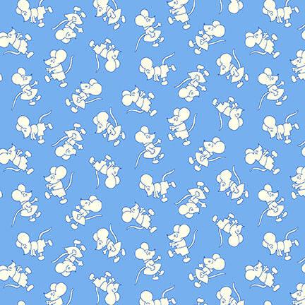 Nana Mae V - Blue Tiny Mice - #9693-11