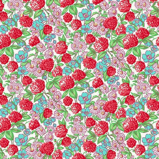 Nana Mae V - Red Clover and Daisies - #9687-8