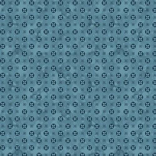 Ashton - Teal Circle Clover - #1670-79