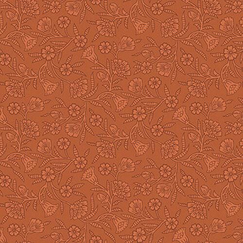 Ashton - Orange Floral Stamp - #1673-33
