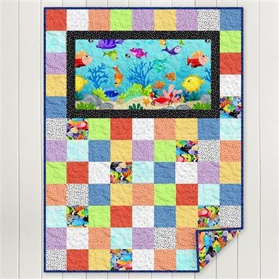 SusyBee "Under the Sea" - Repeat Border Print - #4197-10
