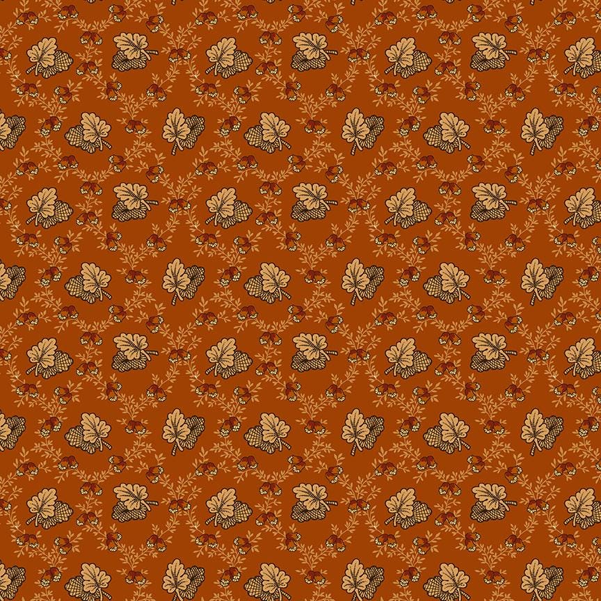 Autumn Spice - Pumpkin Acorns & Oak Leaves - #3076-35
